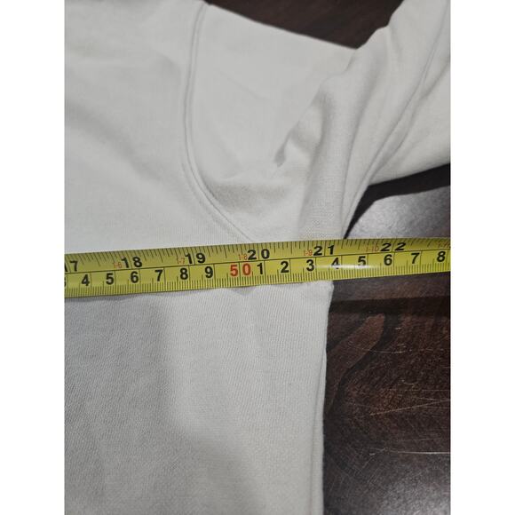 The North Face Hoodie Men’s Small Beige Pullover Logo Sweatshirt Graphic Back - Picture 6 of 7